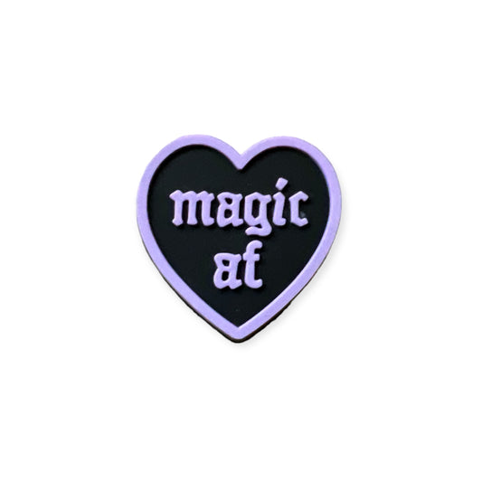magical asf heart shoe charm