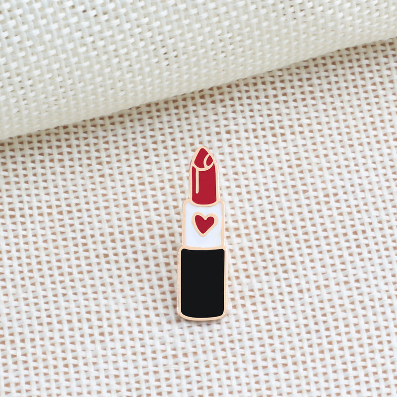 Red Lipstick Enamel Pin