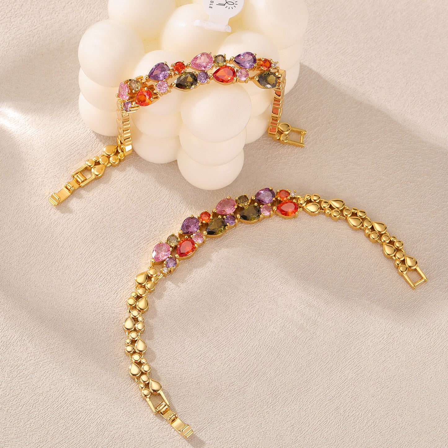 Crystal Bead Bracelet