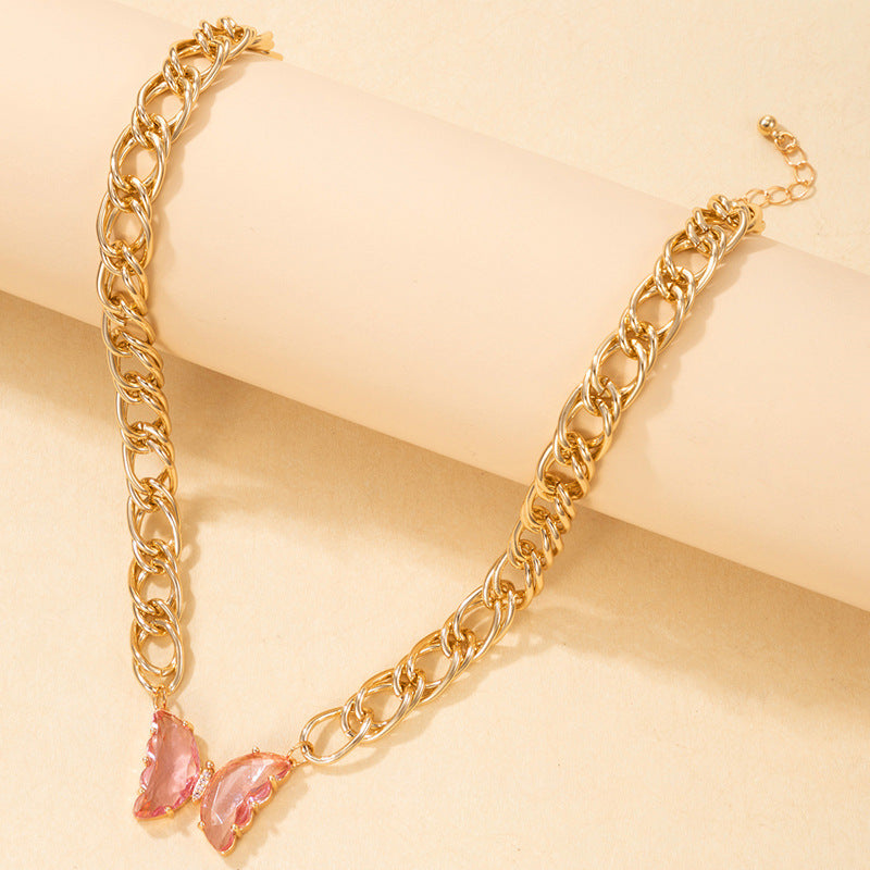 Butterfly Link Necklace