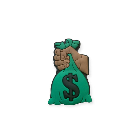 money bag croc charm