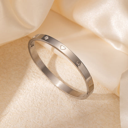 Studded Heart Bracelet