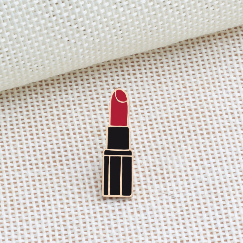 Red Lipstick Enamel Pin