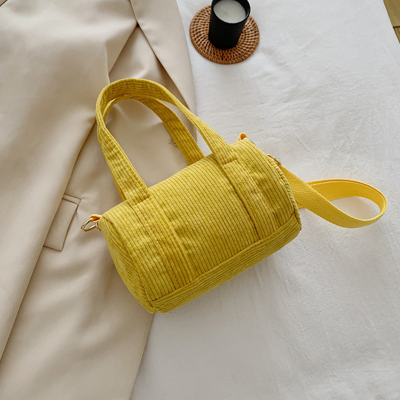 Corduroy Shoulder Bag