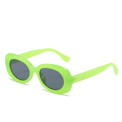 Womens Oval Fashion Sunglasses