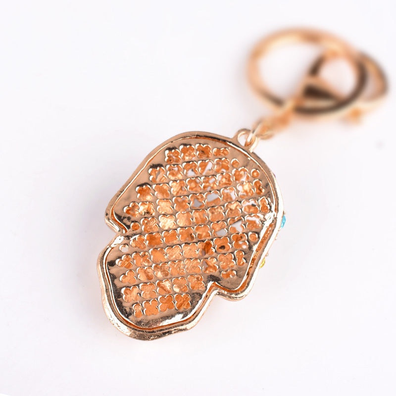 Diamond Skull Keychain