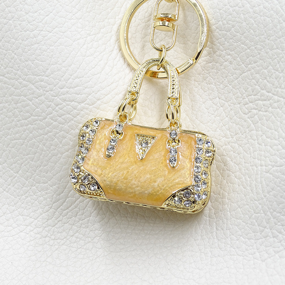 Rhinestone Purse Keychain Ornament
