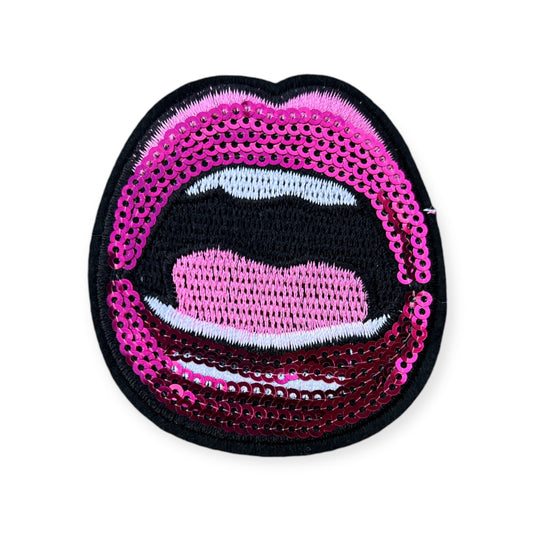 Sequin Lipstick Mouth Patch