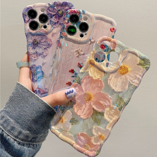 Oil Painting Flower Phone Case