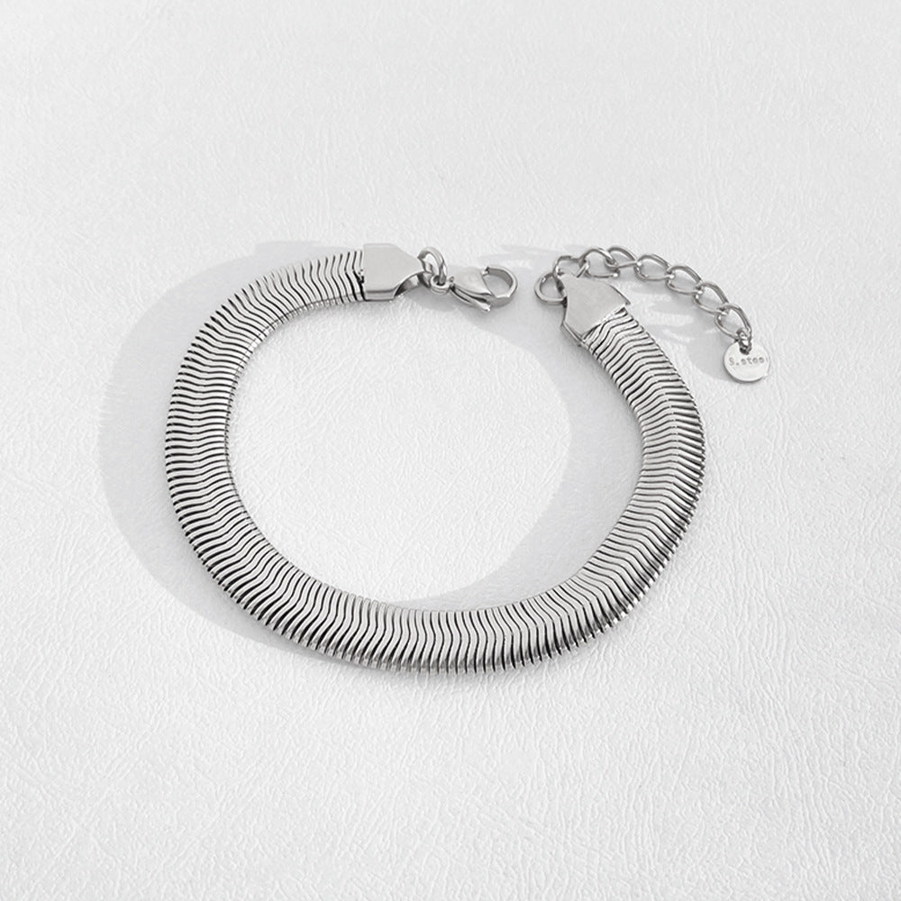 Herringbone Chain Bracelet
