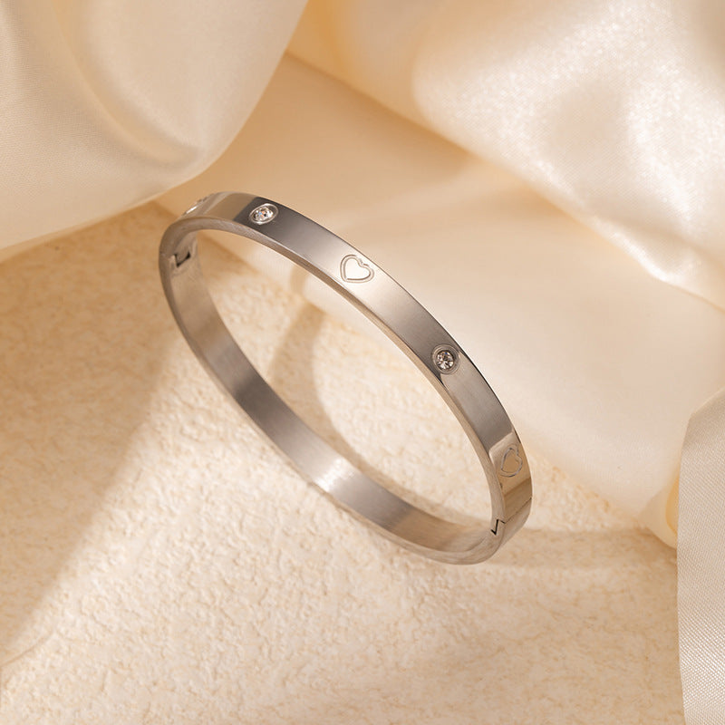 Studded Heart Bracelet