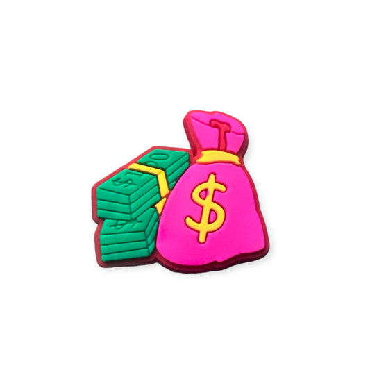 Stack Of Cash Shoe Charm