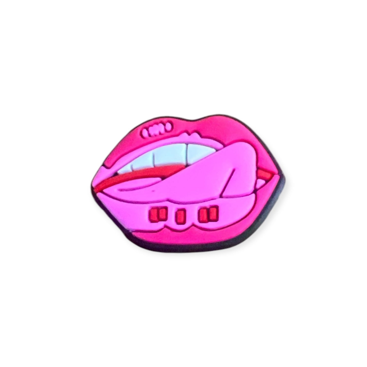 Lick Lips Shoe Charm