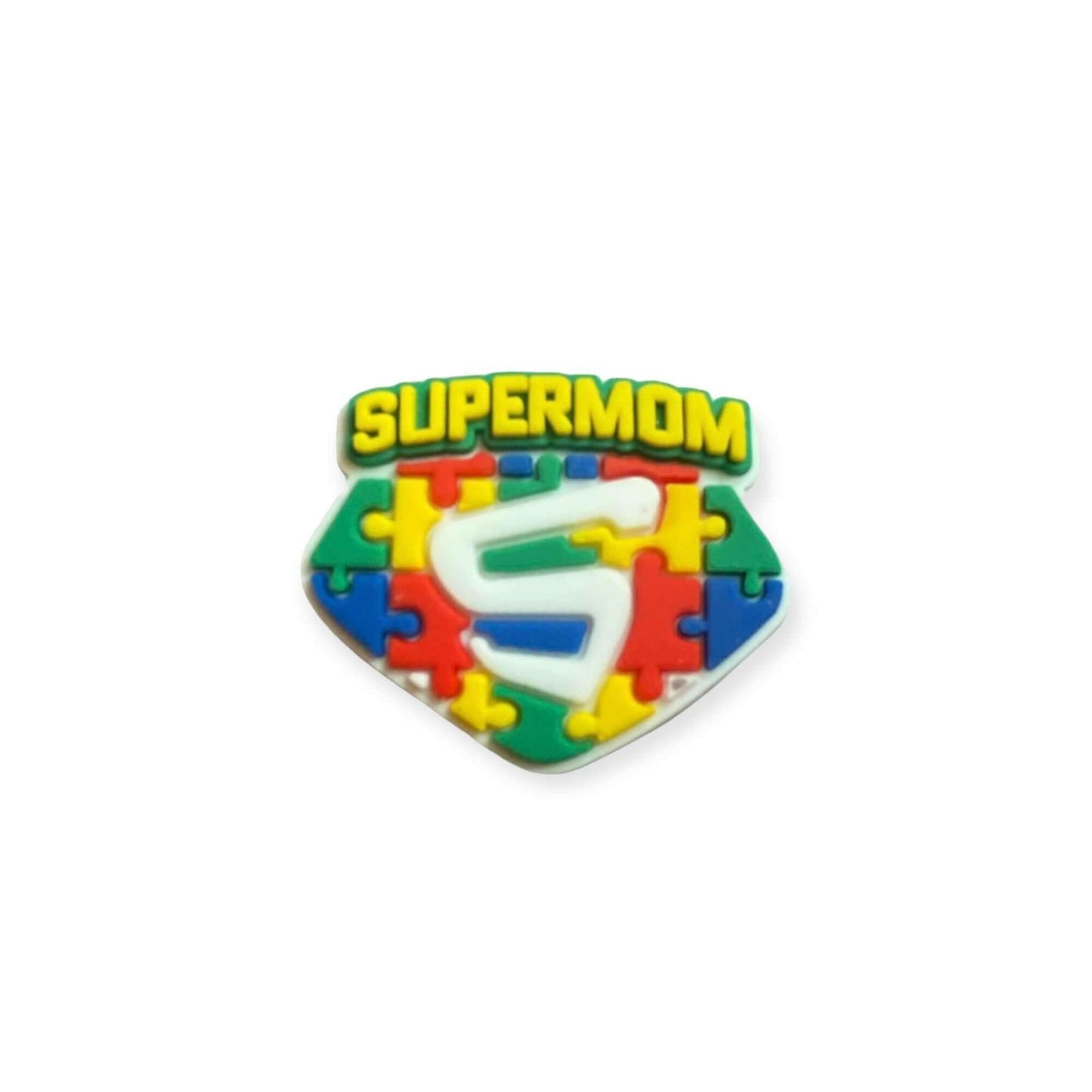 Austism Super Mom Shoe Charm - Savge Charmz