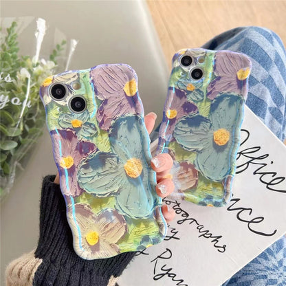Flower Oil Painting Phone Case