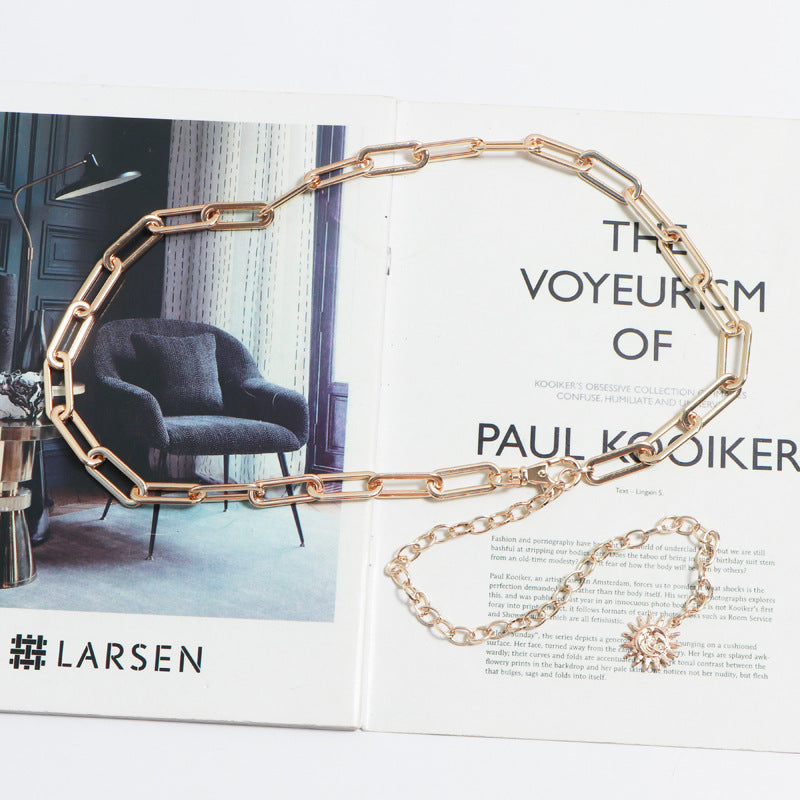 Paper Clip Style Waist Chain