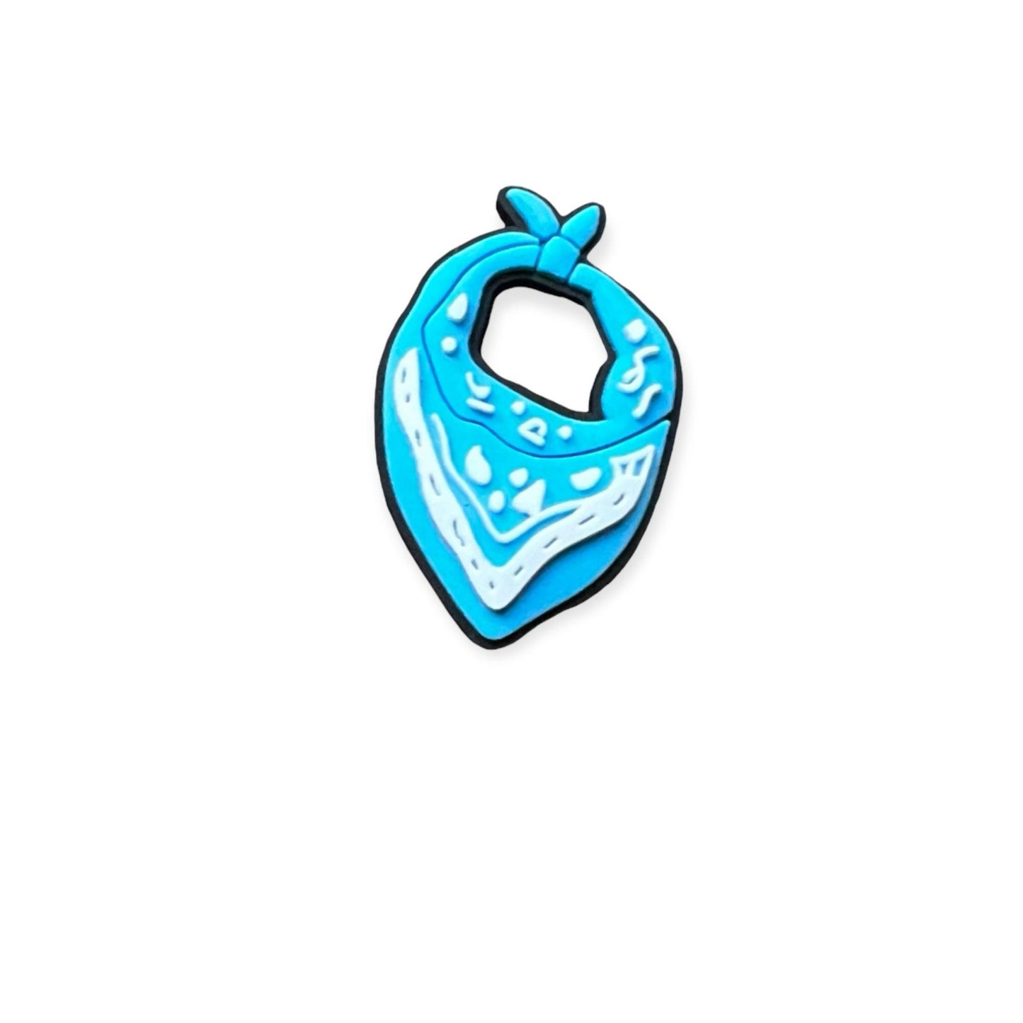 Blue Bandana Shoe Charm - Savge Charmz