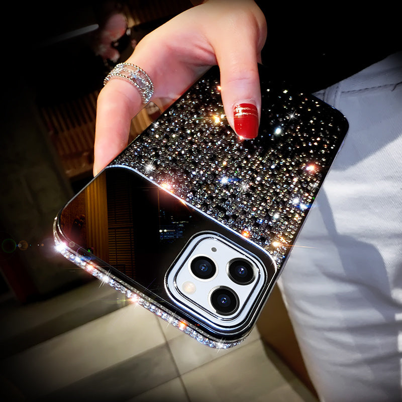 Rhinestone Mirror Phone Case
