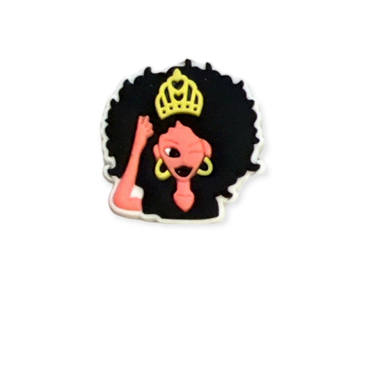 Crowned Queen Shoe Charm - Savge Charmz