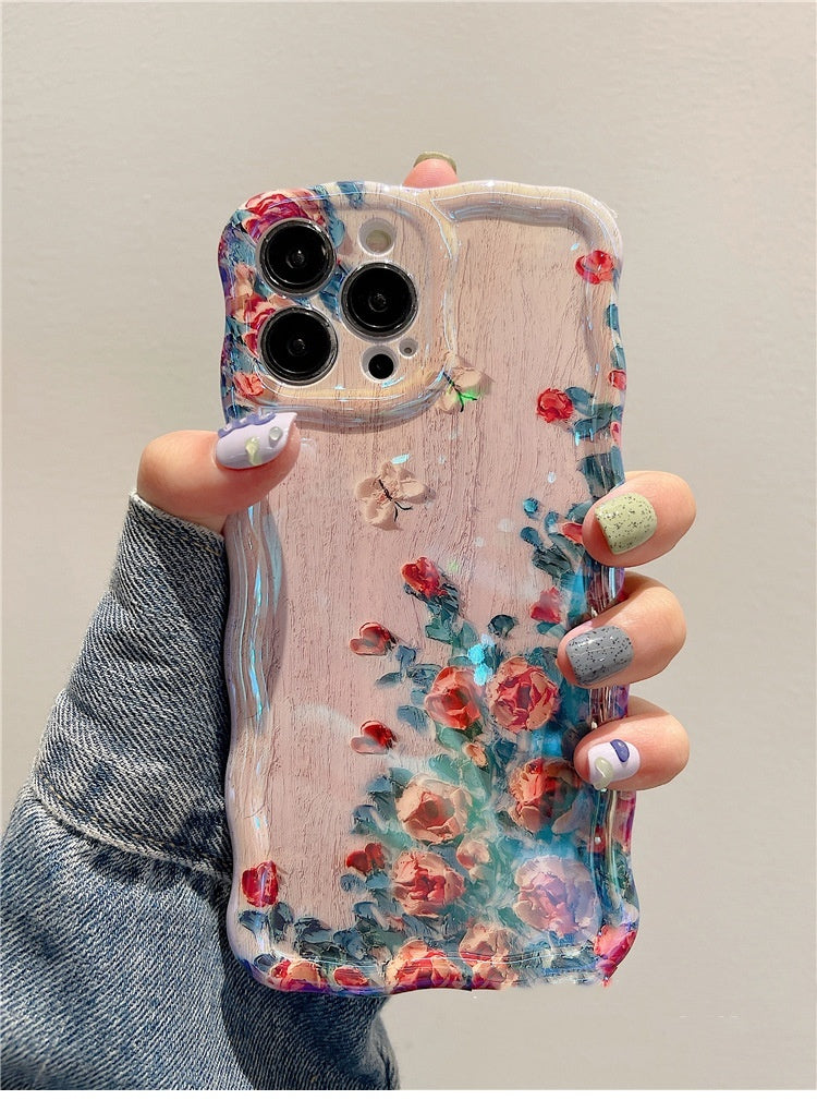 Oil Painting Flower Phone Case