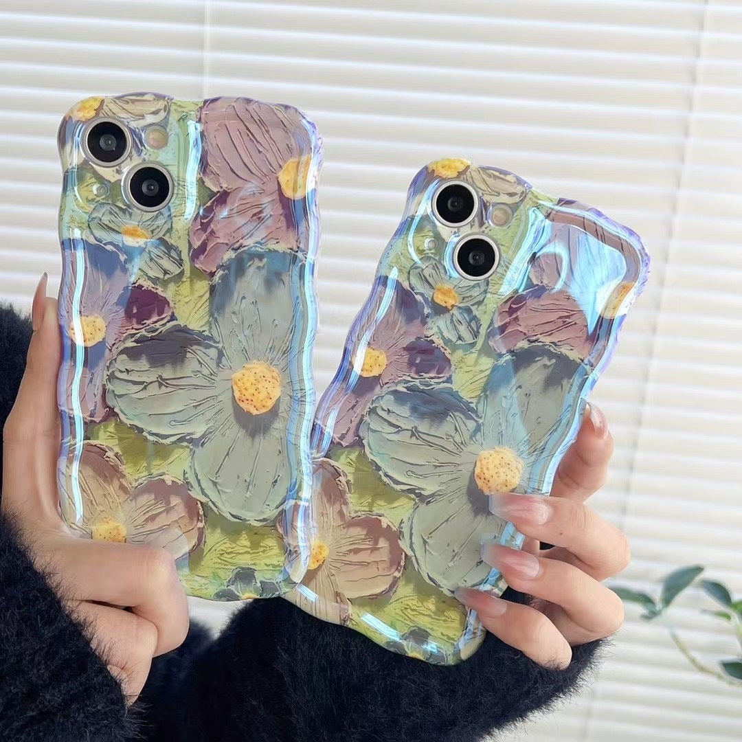 Flower Oil Painting Phone Case