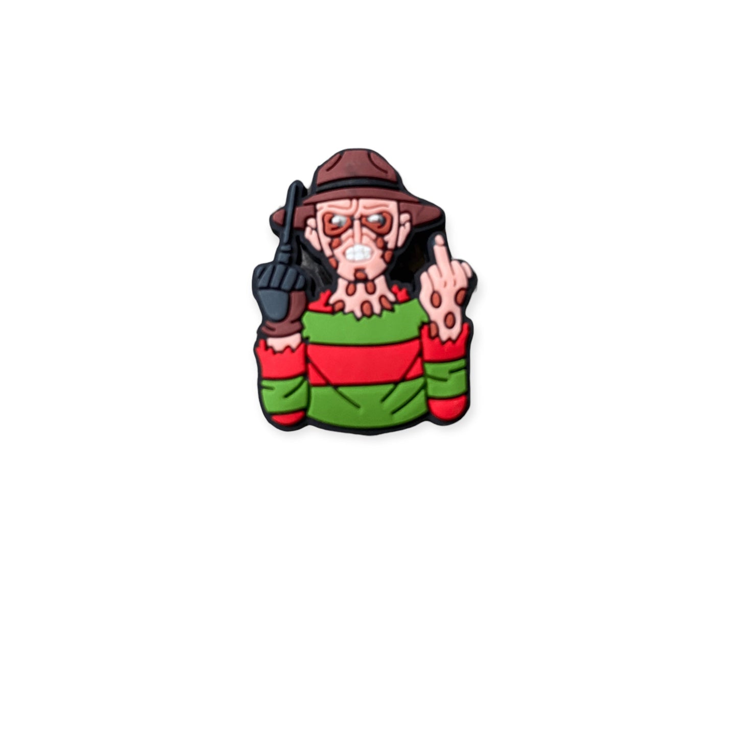 Freddy Middle Fingers Up Shoe Charm - Savge Charmz