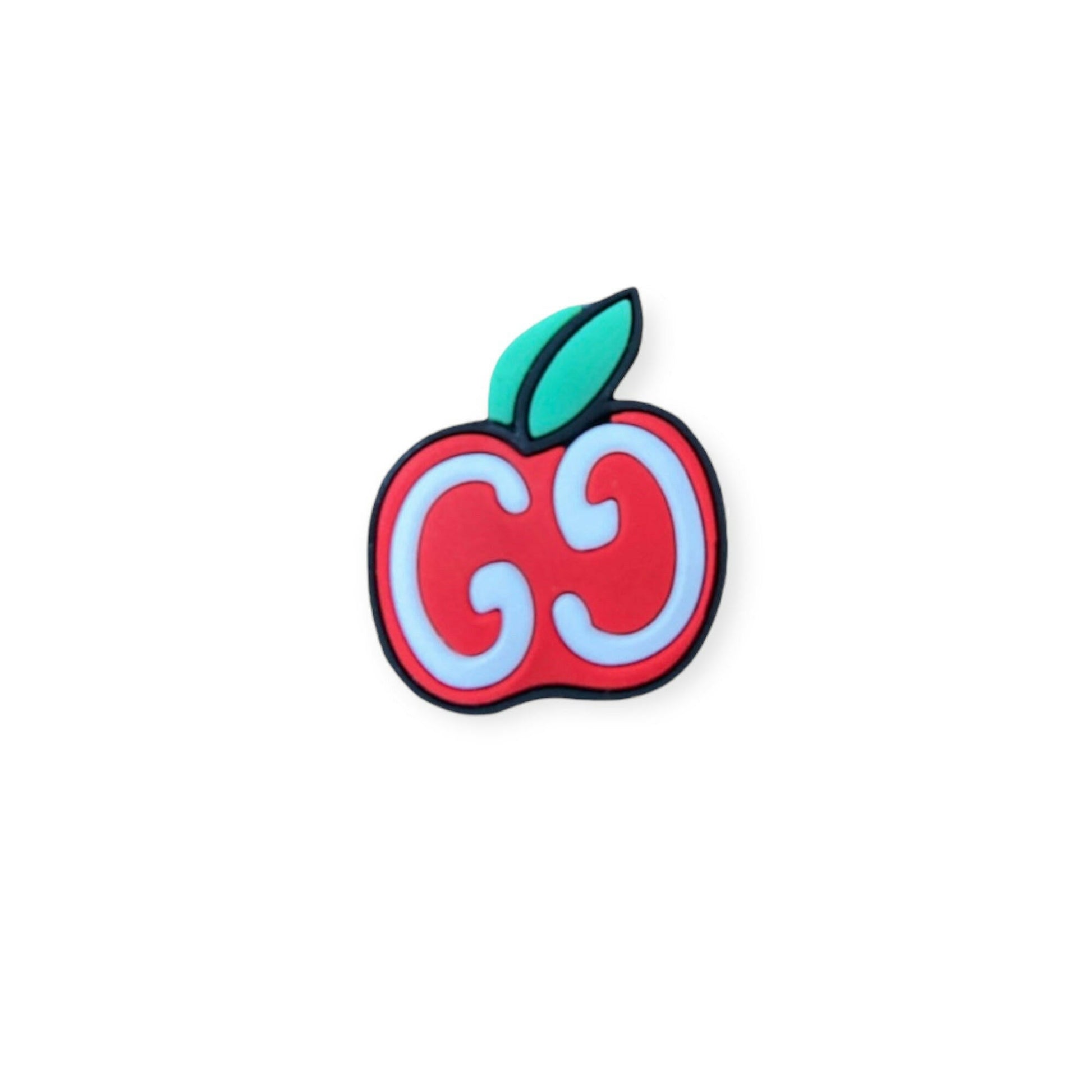 GG Red Apple Shoe Charm - Savge Charmz