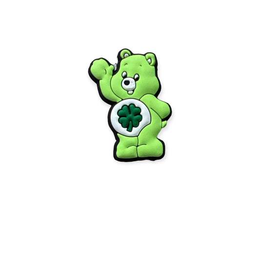 Green Care Bear Shoe Charm - Savge Charmz