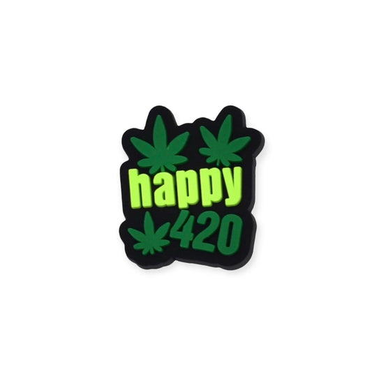 Happy 420 Shoe Charm - Savge Charmz