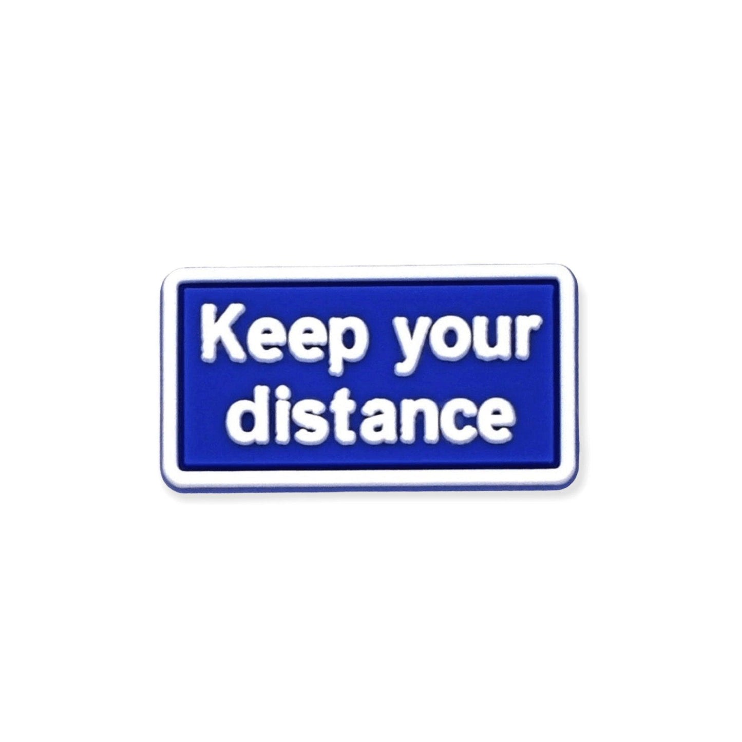 Keep Your Distance Shoe Charm - Savge Charmz