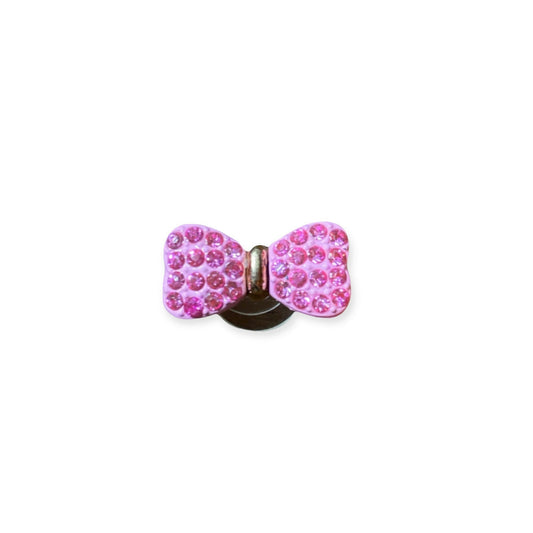 Pink Bow Shoe Charm - Savge Charmz