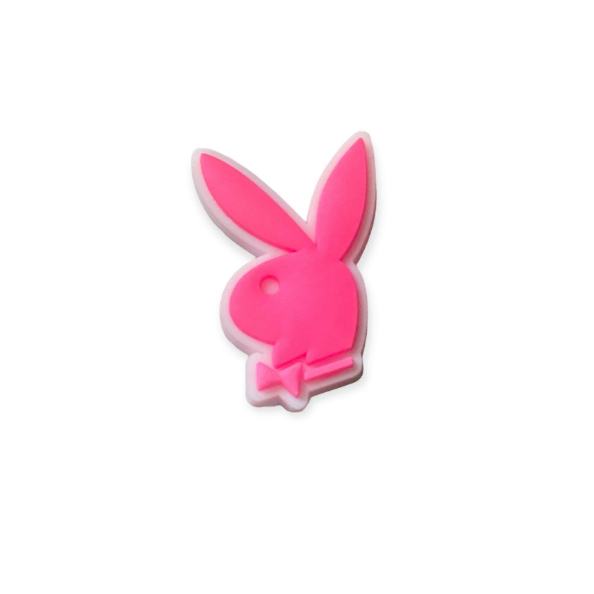 Pink Bunny Shoe Charm - Savge Charmz