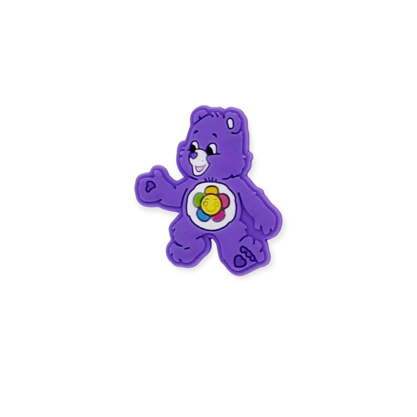 Purple Care Bear Shoe Charm - Savge Charmz