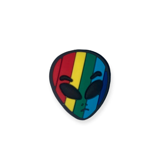 Rainbow Alien Shoe Charm - Savge Charmz