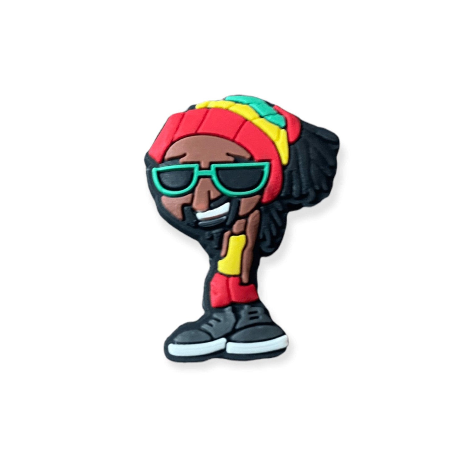 Rasta Guy Shoe Charm - Savge Charmz