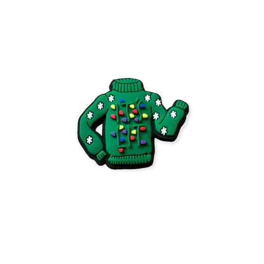 Ugly Xmas Sweater Shoe Charm - Savge Charmz