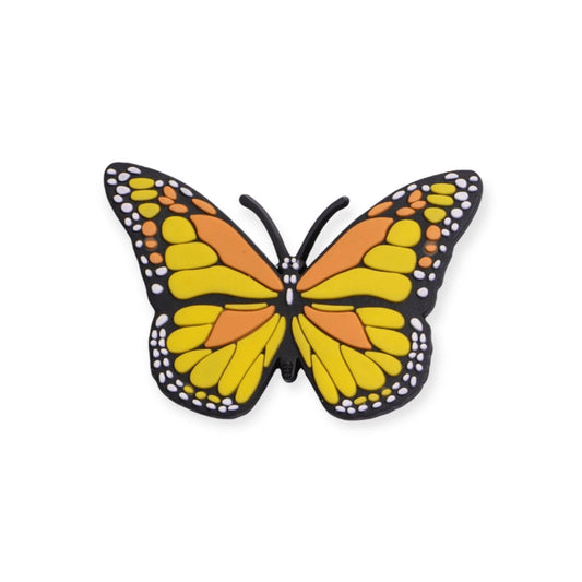 Yellow Butterfly Shoe Charm - Savge Charmz