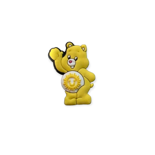 Yellow Care Bear Shoe Charm - Savge Charmz